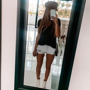 Green Self Tie Shirt